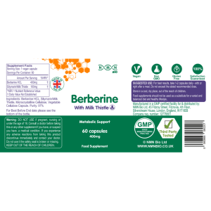 NMN Berberine (with Milk Thistle) 400mg